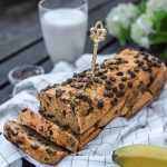 Rezept: Veganes, glutenfreies Bananenbrot mit Schokodrops